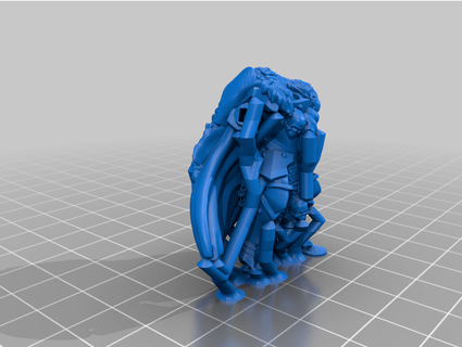lord archarah'o support hobbymix 3d print model - Mito3D