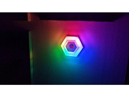 hexagon light quarkhaven 3d print model - Mito3D