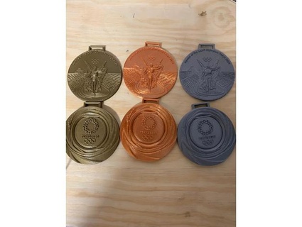 tokyo 2020 olympic medal patsmet 3d print model - Mito3D