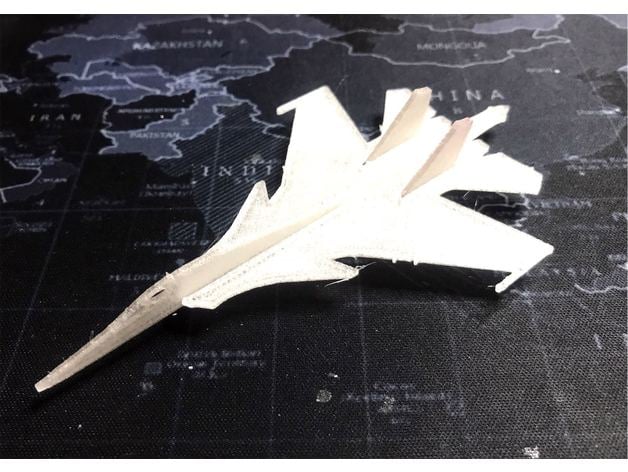 su 34 tam geri takım kart kabul et 43 3D print model - Mito3D