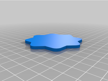 targhetta contrassegni forma piatto è magi 3d print model - Mito3D