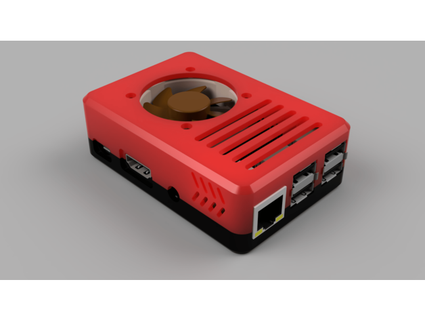 raspberry pi 3b + case fan gcbenlloch  3d print model - Mito3D