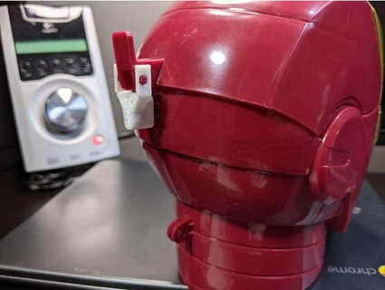 iron man cup holder handle delete bracket gmolargey 3d print model - Mito3D