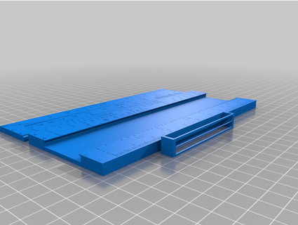 simple slide rule elviolette 3d print model - Mito3D