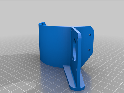 universal side extruder mount flsun qq-s pro towndrunk 3d print model - Mito3D