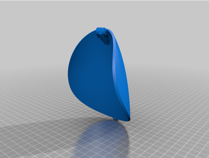 agua cohete nariz cono cubierta carcasa funda seb 3d print model - Mito3D