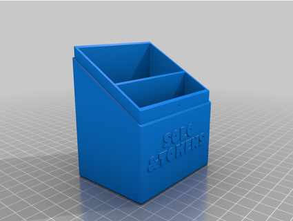 dune imperium solo jetons plate forme boîte themaze75 3d print model - Mito3D