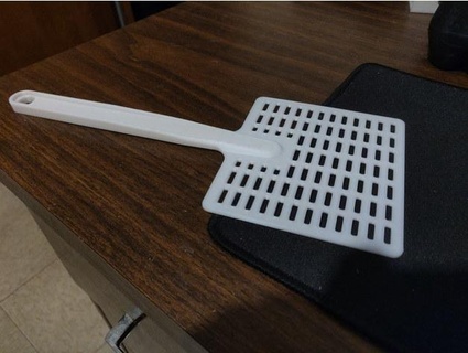 large head fly swatter thatdude902 3d print model - Mito3D