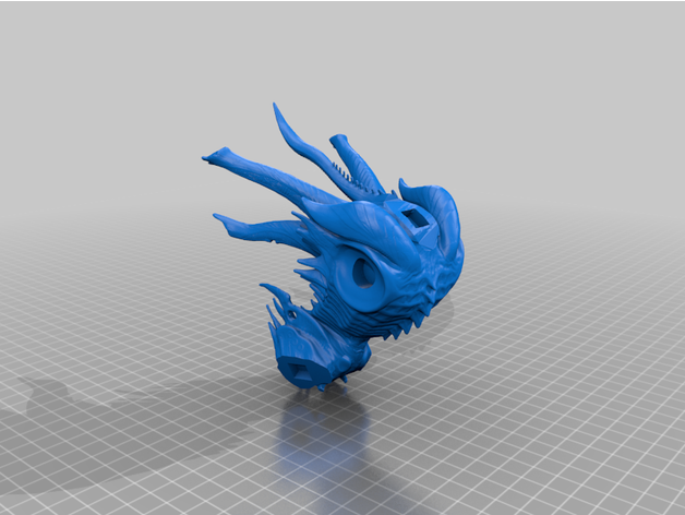 xenomorfo rebanado marea acero 3D print model - Mito3D