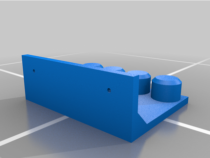 mega bloks floating shelf richardrodriguezart 3d print model - Mito3D