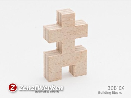 building blocks 3db10x Zenziwerken 3d print model - Mito3D