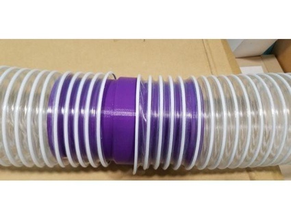 4in polvo coleccionista tubería conector samuellhouston 3d print model - Mito3D