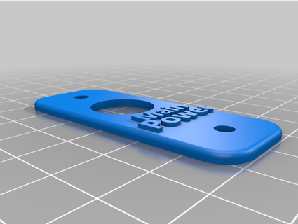blue sea systems type circuit breaker faceplate slopos 3d print model - Mito3D
