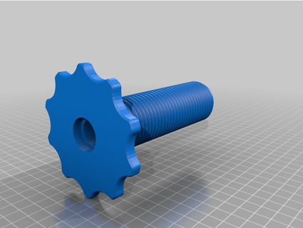 estensione remixato prusa mk2 filettato cuscinetto bobina titolare supporto filamento guida scottypitcher 3d print model - Mito3D