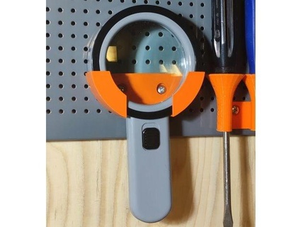 magnifier holder iplo 3d print model - Mito3D