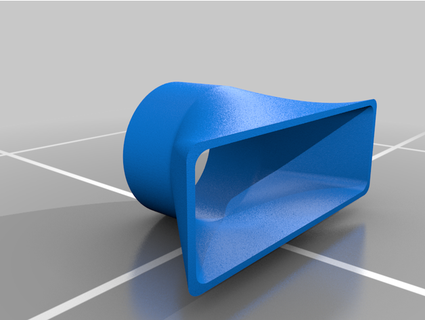 simple parametric rectangular nozzle molive16 3d print model - Mito3D