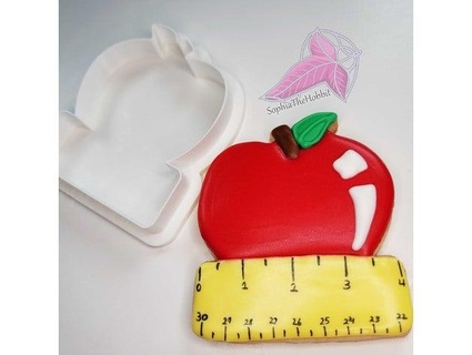 apple plaque cookie cutter sophiathehobbit 3d print model - Mito3D