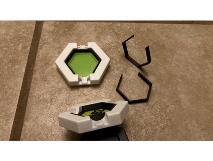 gravitrax landing pad marble catcher maskedmarble 3d print model - Mito3D