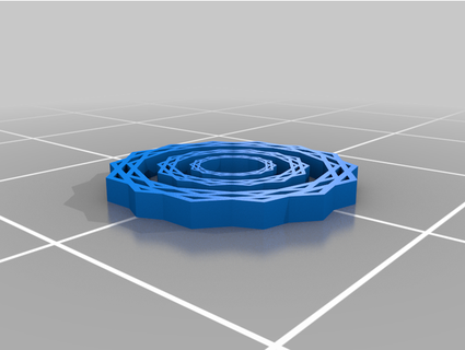 scintillante starburst ottico illusione starhelix 3d print model - Mito3D