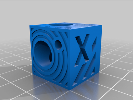 detalhado calibração cubo ograímico 3d print model - Mito3D