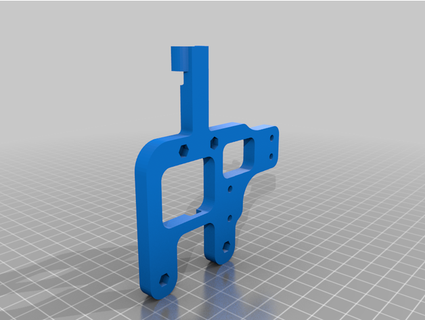 biqu h2 cr10v2-v3 mounting bracket nut holders nkitch72 3d print model - Mito3D