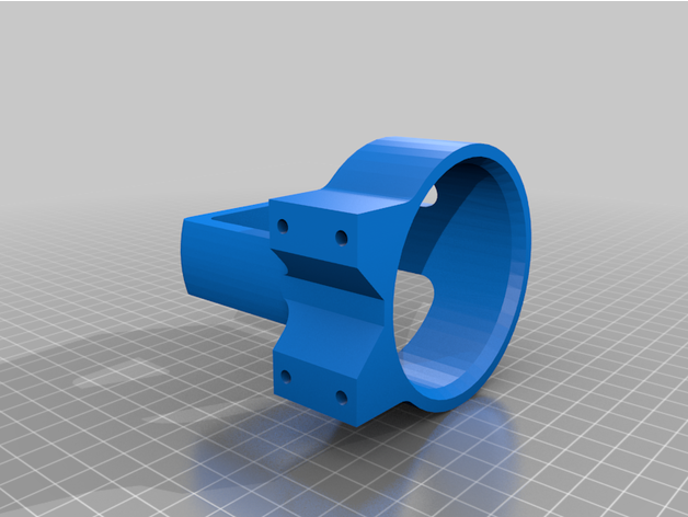 cup holder mounts vertical tube 1 1-1 4 dia brad532 3D print model - Mito3D