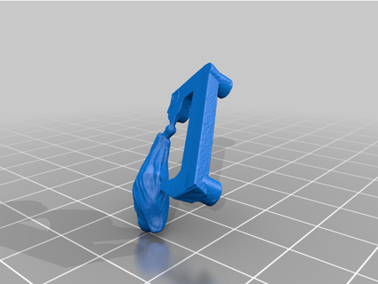 Mittelhammer Pferd Schwanz torealis 3d print model - Mito3D