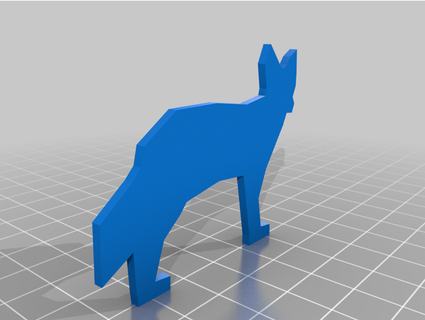 2d fox aquavariable04 3d print model - Mito3D