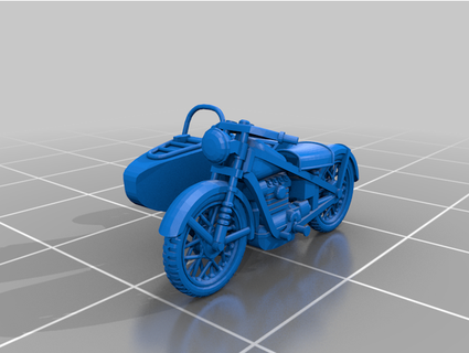 nimbus motosiklet ww2 reçine Windhamgraves 3d print model - Mito3D