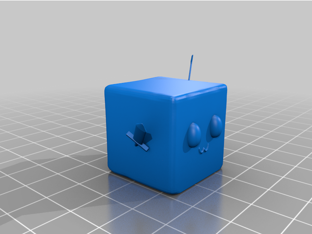 gelatinoso cubo flambello 3D print model - Mito3D