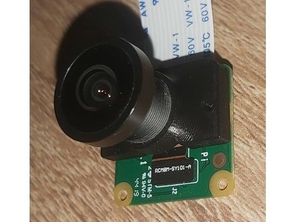 pi cam m12 adapter 6volt 3d print model - Mito3D