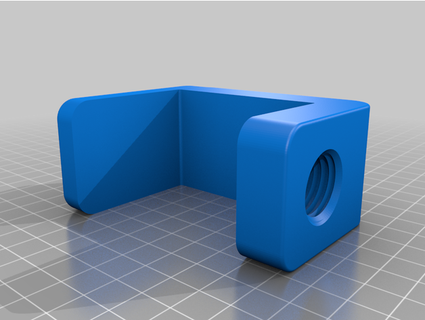 blue snowball desk clamp ghostflake 3d print model - Mito3D