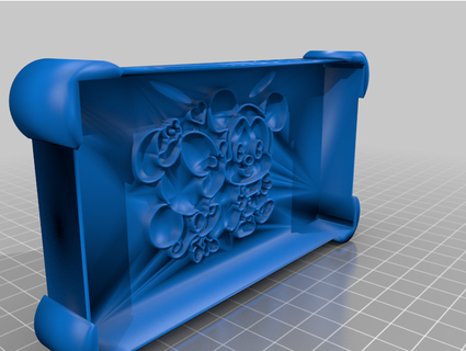 Topolino minnie sapone titolare supporto jeanius3ddesigns 3d print model - Mito3D