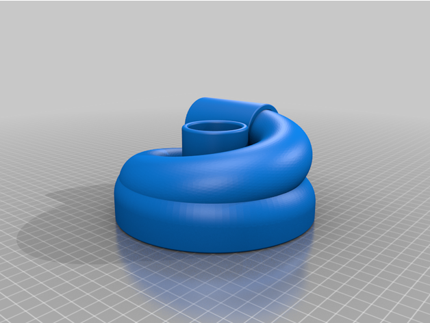 siklon ayırıcı üst der rudi 3D print model - Mito3D
