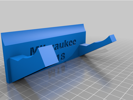 Milwaukee m18 impacto chave inglesa suporte cintura 3d print model - Mito3D