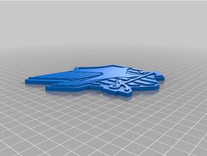 azur lane eagle union pin caltoxreaper 3d print model - Mito3D