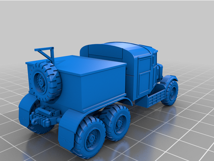 scammell r100 2 heavy tow tractor stephen67 3d print model - Mito3D