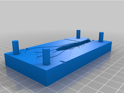 crawfish lure mold colinmurray 3d print model - Mito3D