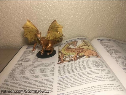 2nd ed bronze dragon stormcrow13 3d print model - Mito3D