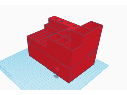 3d utensili organizzatore colonnelli 3d print model - Mito3D