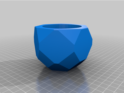 Dostum geometrik Lanutriafuriosa 3d print model - Mito3D
