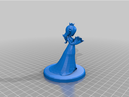 Rosalina figura shanold 3d print model - Mito3D