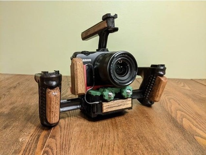 canon eos m cámara plataforma accesorios axel chevette 3d print model - Mito3D