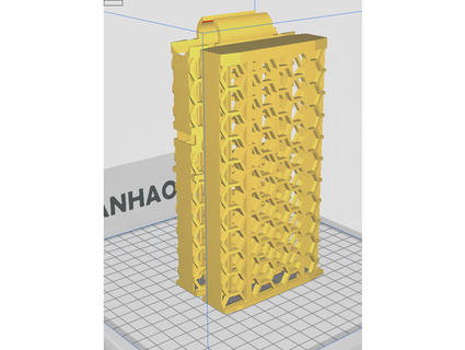 nerf magazine hexagones réparer 3d print model - Mito3D
