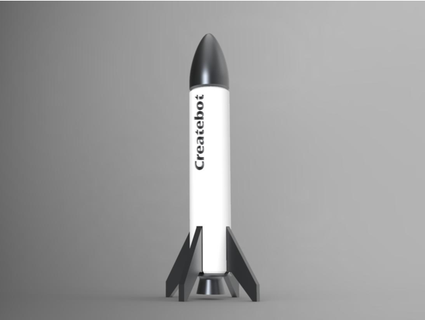 createbot rocket offical 3d print model - Mito3D