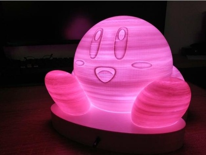 Kirby lampada giovannipicante 3d print model - Mito3D