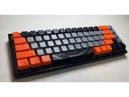 prusa style mechanical keyboard 68 keys parkworkshop 3d print model - Mito3D