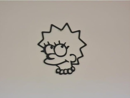 Lisa pared decoración impreso 3d print model - Mito3D