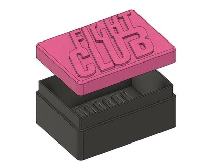 Fight Club Seife Gericht Box mrdoublea 3d print model - Mito3D