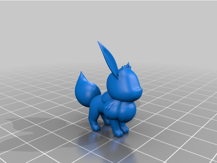 eevee Pokémon sonho acordado 3d print model - Mito3D